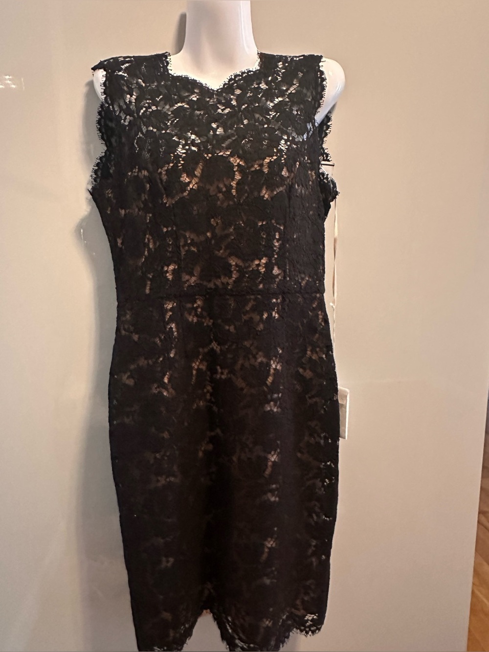 Valentino Black Lace Cocktail Dress